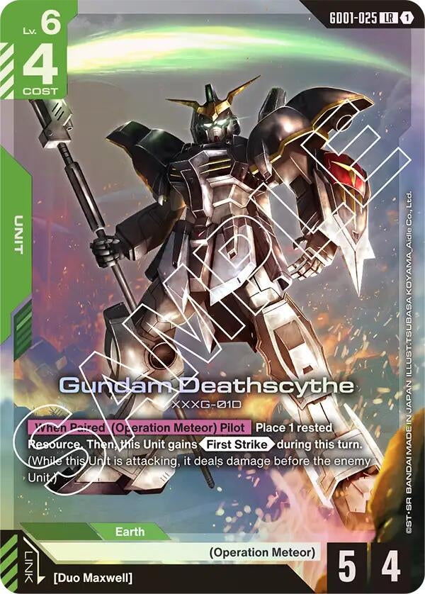 Image for Gundam Deathscythe (GD01-025) [GD01-025] - Gundam Card Game