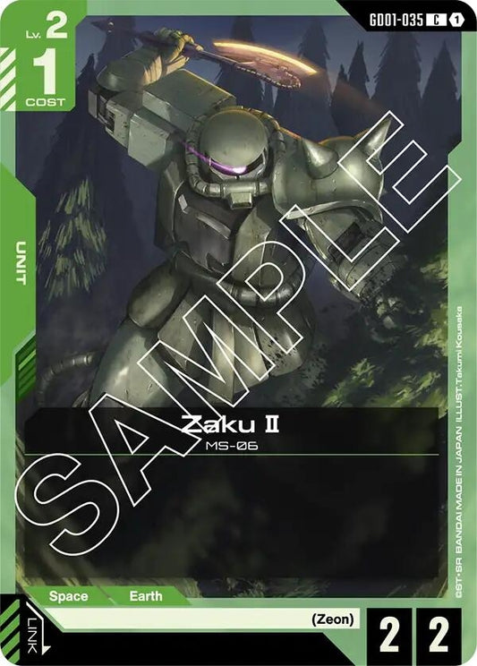 Image for Zaku II [GD01-035] - Gundam Card Game