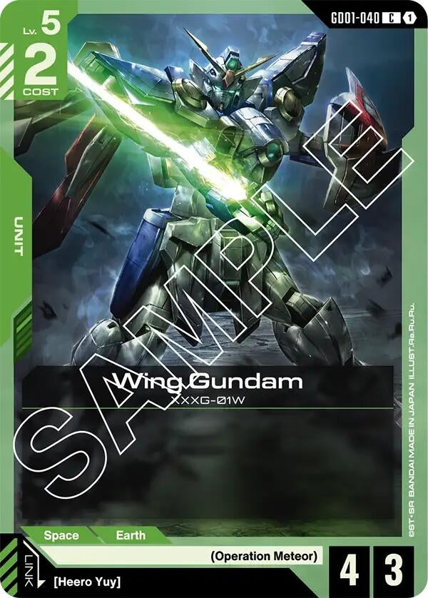 Image for Wing Gundam (GD01-040) [GD01-040] - Gundam Card Game