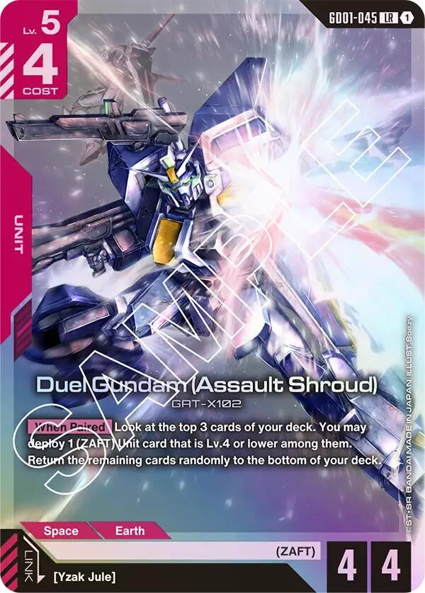 Image for Duel Gundam (Assault Shroud) [GD01-045] - Gundam Card Game