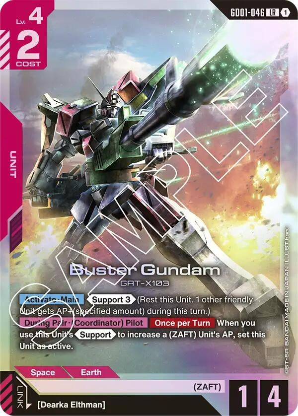 Image for Buster Gundam [GD01-046] - Gundam Card Game