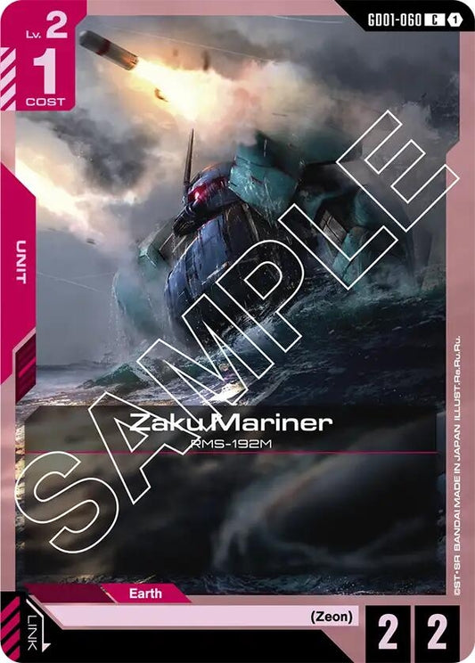 Image for Zaku Mariner [GD01-060] - Gundam Card Game
