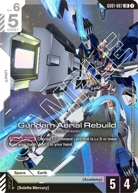 Image for Gundam Aerial Rebuild [GD01-067] - Gundam Card Game