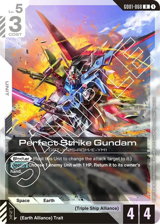Image for Perfect Strike Gundam [GD01-068] - Gundam Card Game