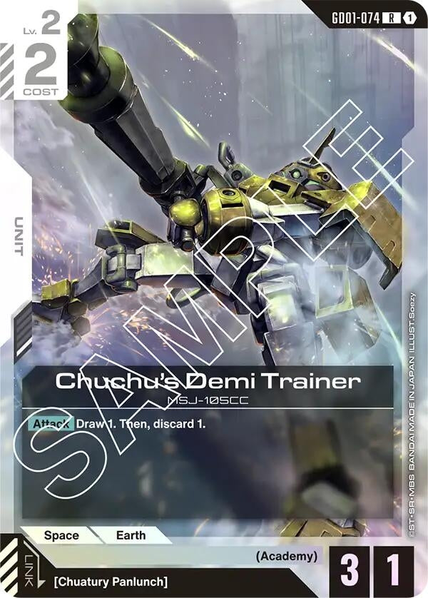 Image for Chuchu's Demi Trainer [GD01-074] - Gundam Card Game
