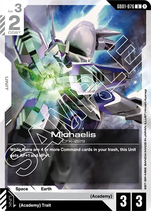 Image for Michaelis [GD01-076] - Gundam Card Game