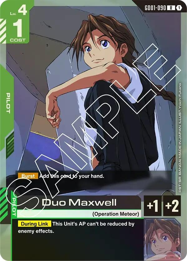 Image for Duo Maxwell [GD01-090] - Gundam Card Game