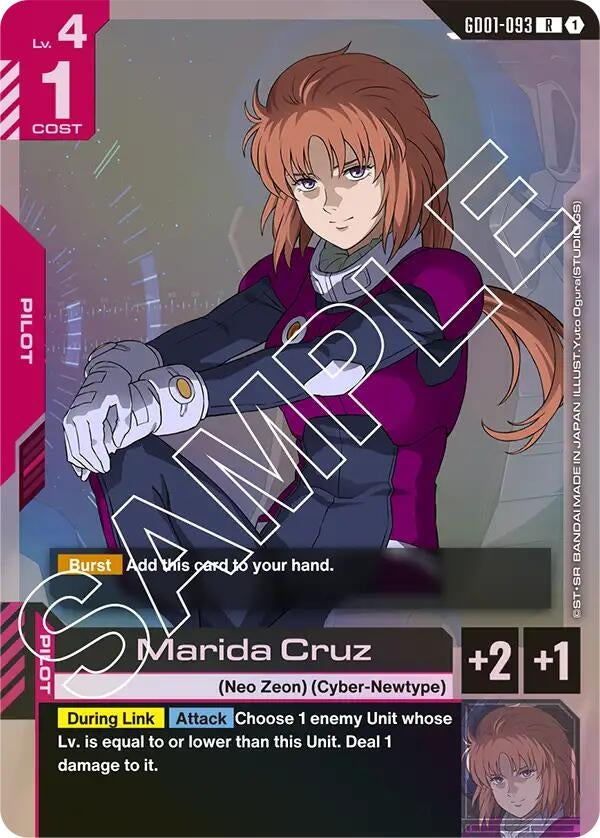 Image for Marida Cruz [GD01-093] - Gundam Card Game