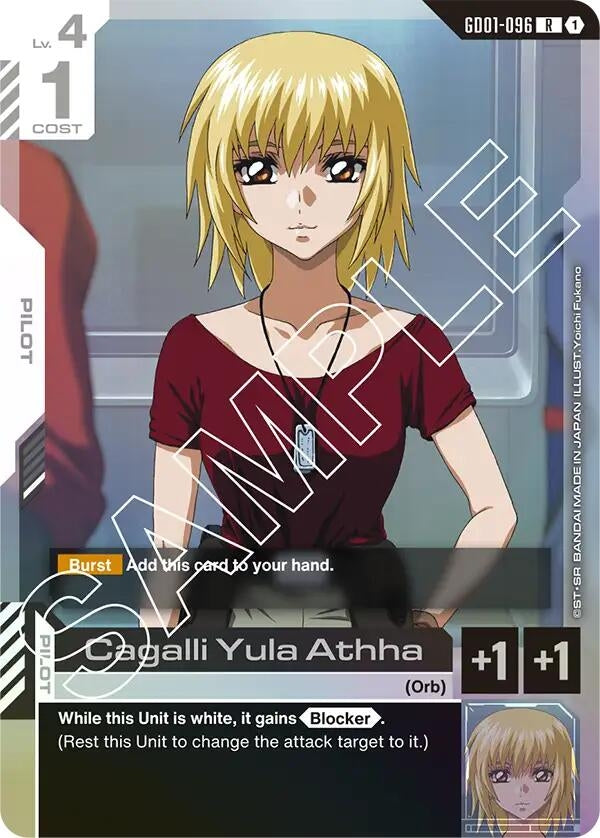 Image for Cagalli Yula Athha [GD01-096] - Gundam Card Game