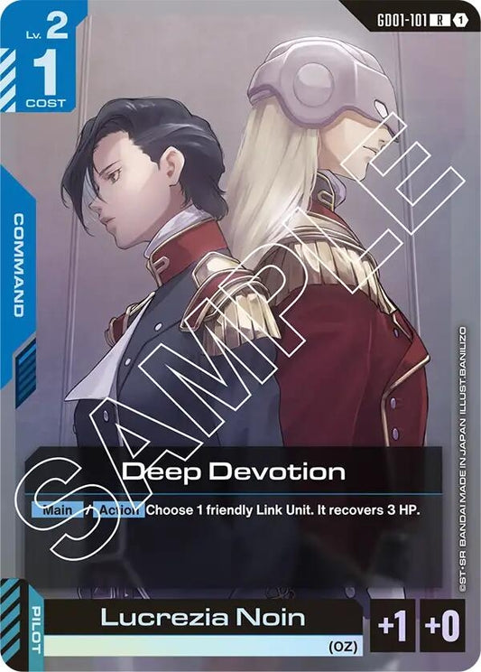 Image for Deep Devotion [GD01-101] - Gundam Card Game
