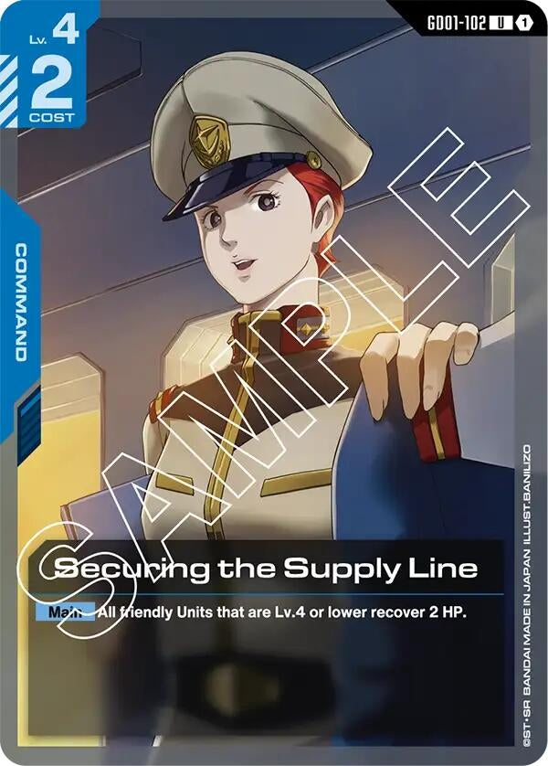 Image for Securing the Supply Line [GD01-102] - Gundam Card Game