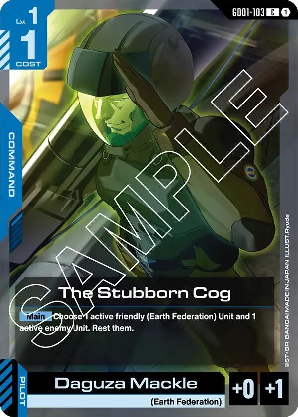 Image for The Stubborn Cog [GD01-103] - Gundam Card Game