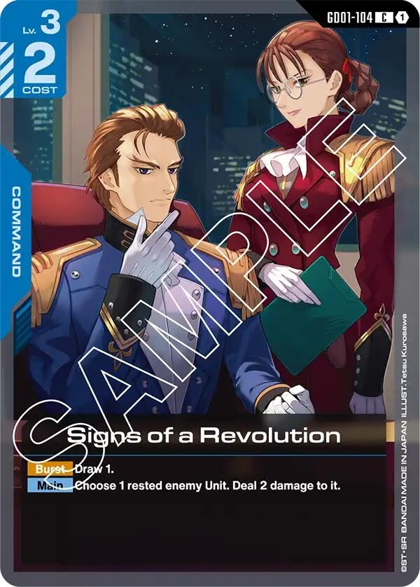 Image for Signs of a Revolution [GD01-104] - Gundam Card Game