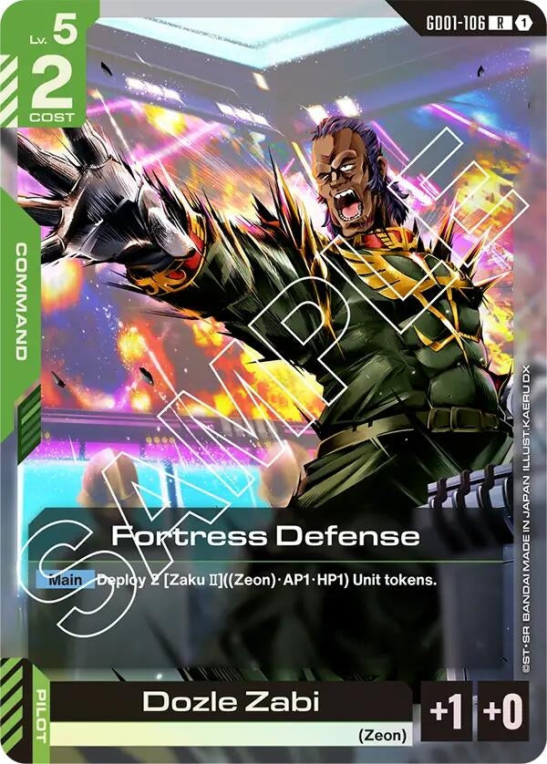 Image for Fortress Defense [GD01-106] - Gundam Card Game