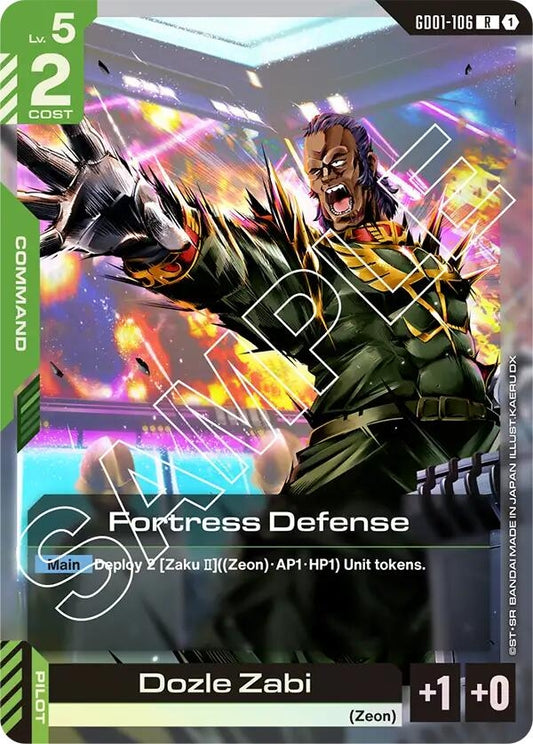 Image for Fortress Defense [GD01-106] - Gundam Card Game