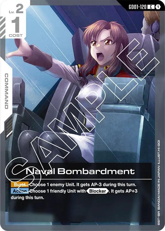 Image for Naval Bombardment [GD01-120] - Gundam Card Game