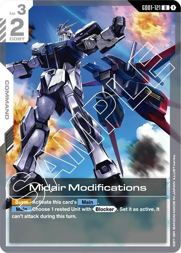 Image for Midair Modifications [GD01-121] - Gundam Card Game