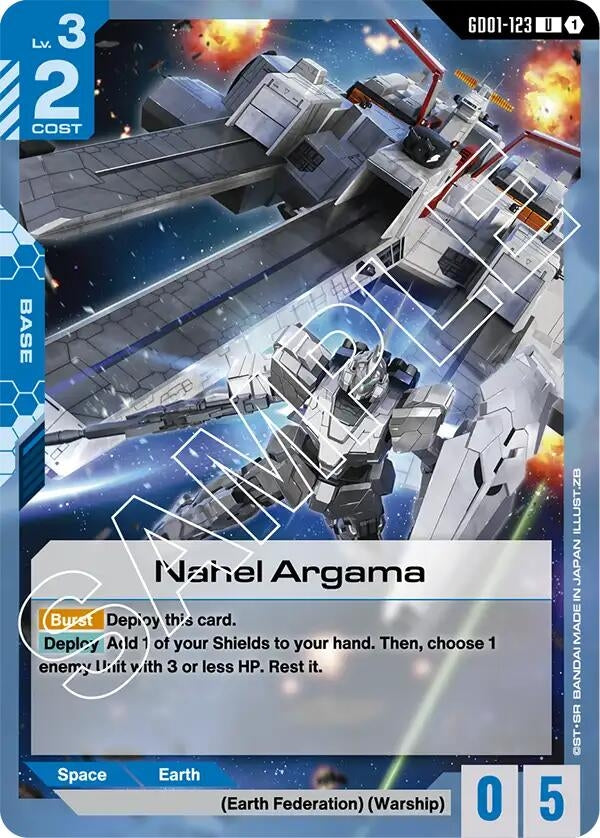 Image for Nahel Argama [GD01-123] - Gundam Card Game