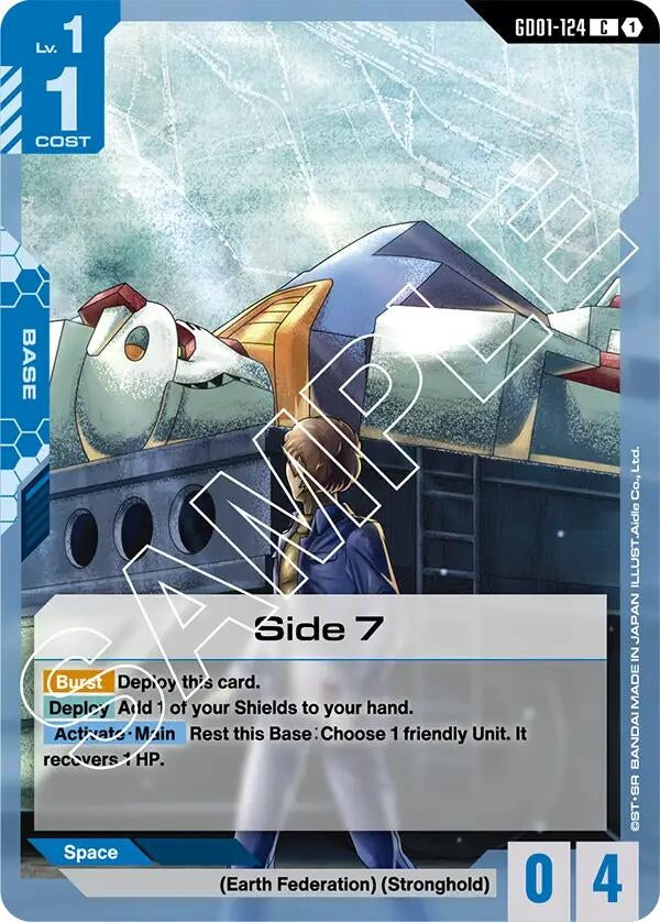 Image for Side 7 [GD01-124] - Gundam Card Game