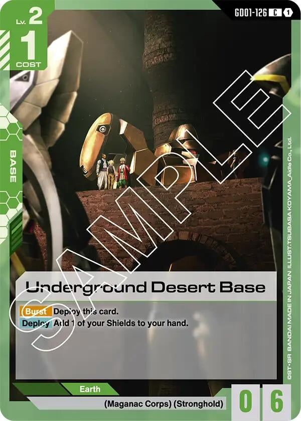 Image for Underground Desert Base [GD01-126] - Gundam Card Game
