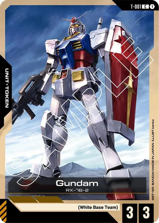Image for Gundam (T-001) Token [T-001] - Gundam Card Game