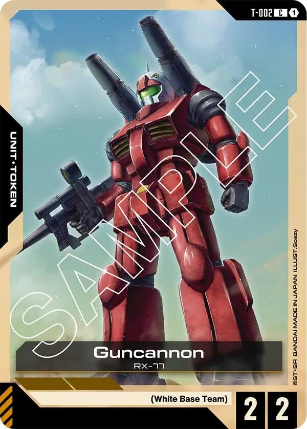 Image for Guncannon (T-002) Token [T-002] - Gundam Card Game