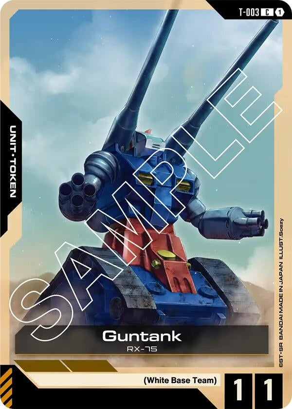 Image for Guntank (T-003) Token [T-003] - Gundam Card Game