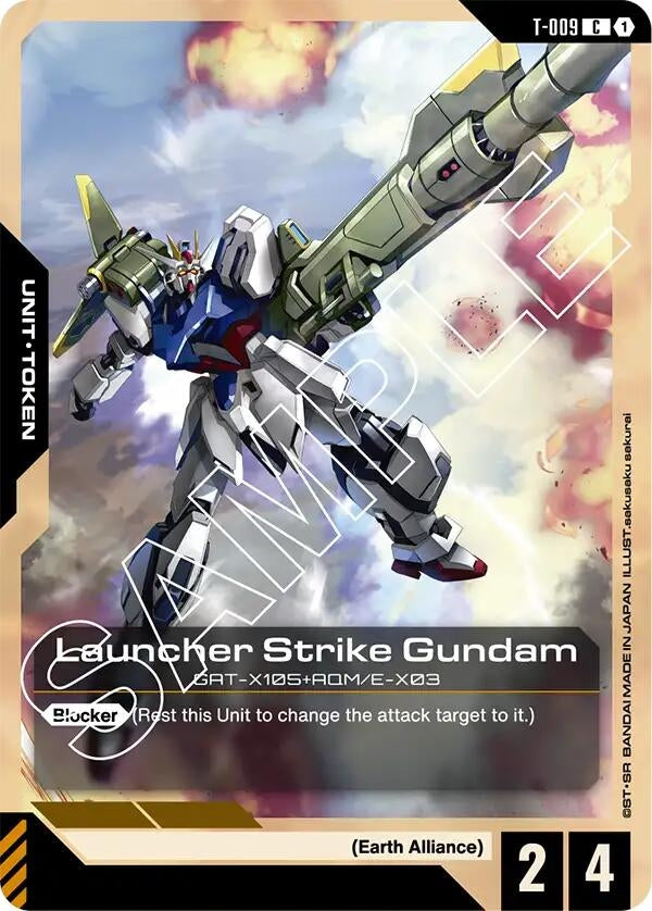 Image for Launcher Strike Gundam (T-009) Token [T-009] - Gundam Card Game