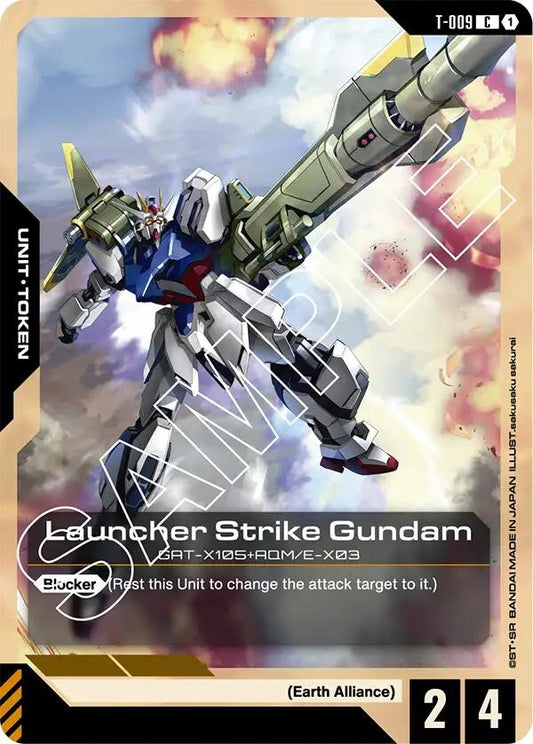 Image for Launcher Strike Gundam (T-009) Token [T-009] - Gundam Card Game