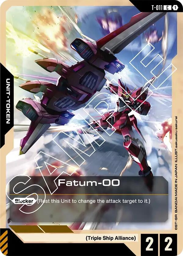 Image for Fatum-00 (T-011) Token [T-011] - Gundam Card Game