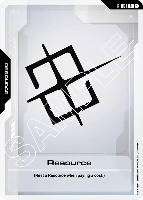 Image for Resource [R-001] - Gundam Card Game