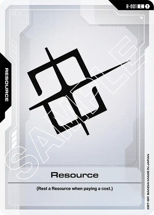 Image for Resource [R-001] - Gundam Card Game