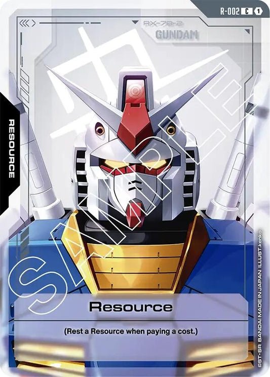 Image for Resource (R-002) [R-002] - Gundam Card Game