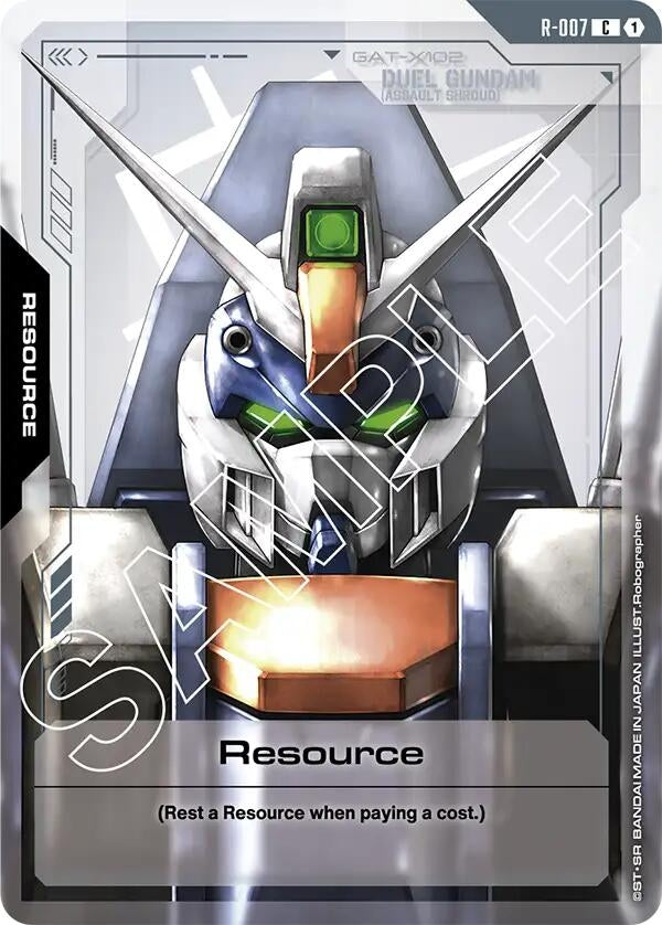 Image for Resource (R-007) [R-007] - Gundam Card Game
