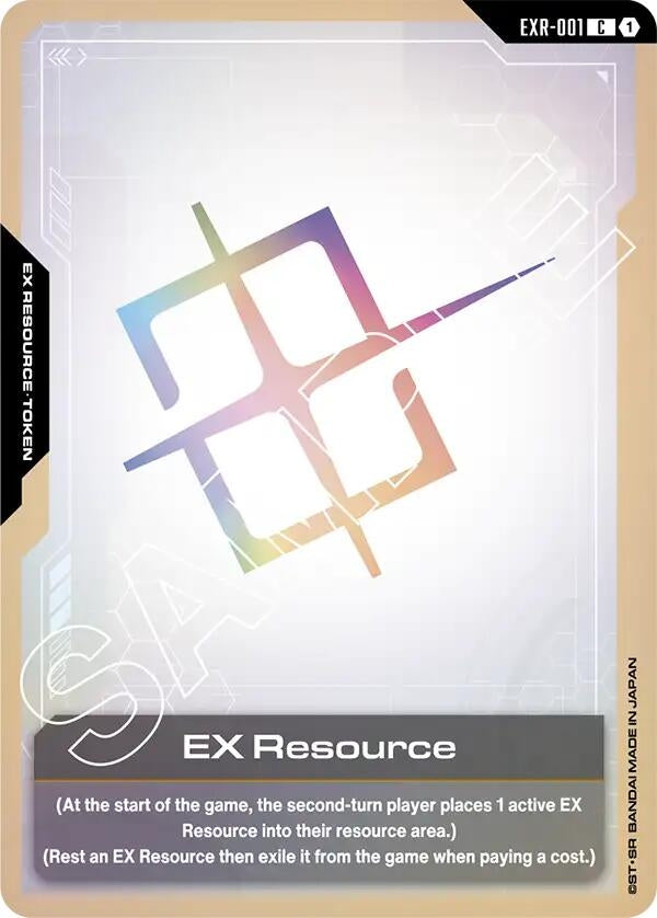 Image for EX Resource [EXR-001] - Gundam Card Game