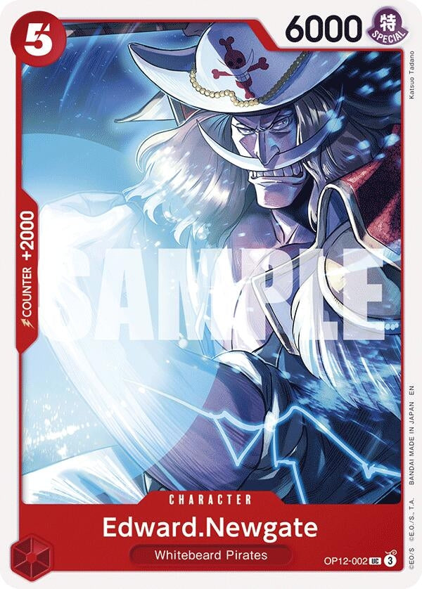 Image for Edward.Newgate [OP12-002] - One Piece Card Game