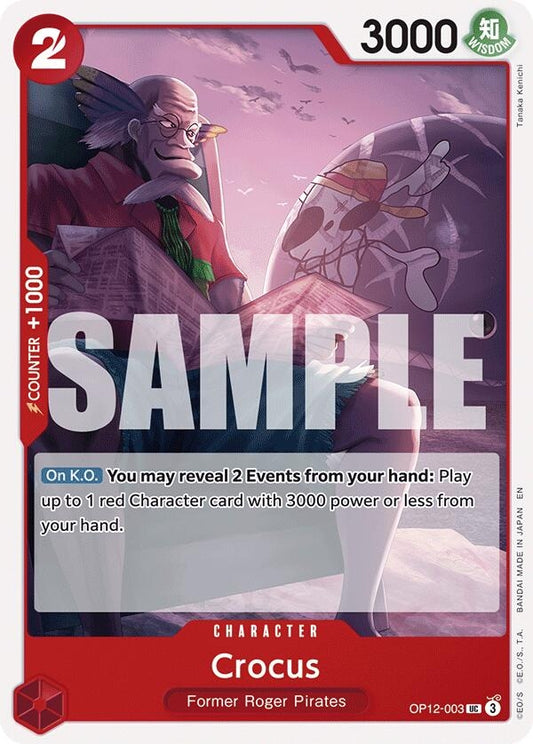 Image for Crocus [OP12-003] - One Piece Card Game