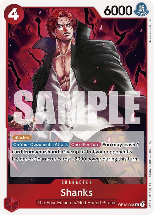 Image for Shanks (008) [OP12-008] - One Piece Card Game