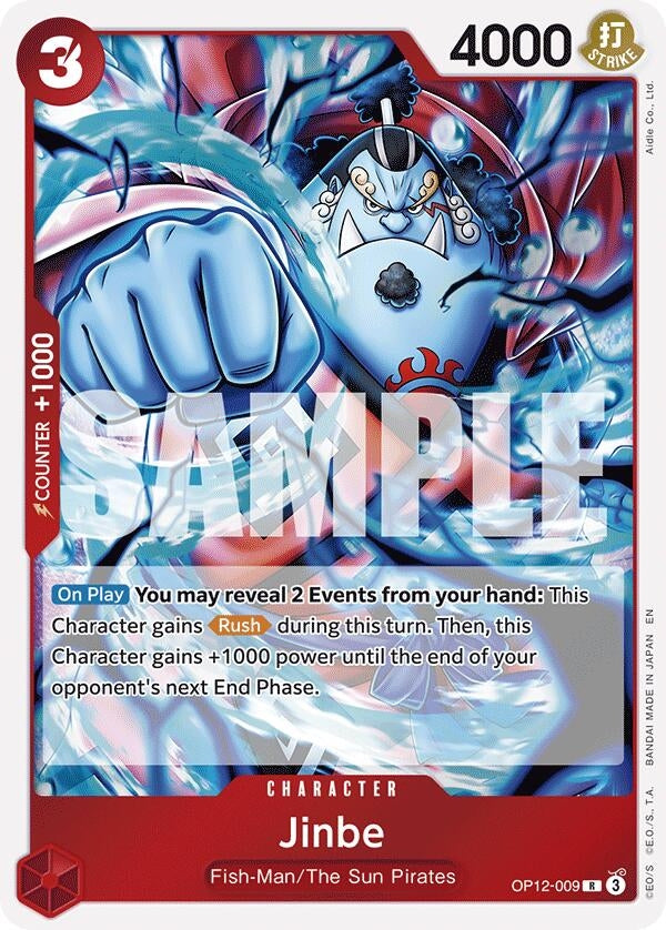Image for Jinbe [OP12-009] - One Piece Card Game