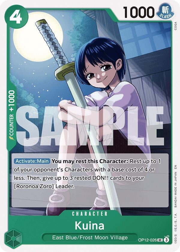 Image for Kuina [OP12-026] - One Piece Card Game