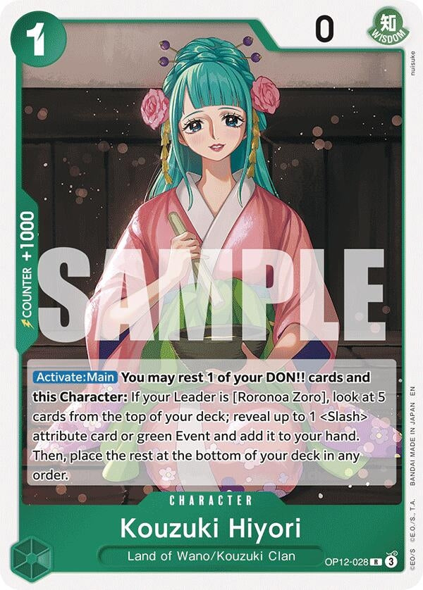 Image for Kouzuki Hiyori [OP12-028] - One Piece Card Game