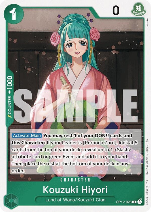 Image for Kouzuki Hiyori [OP12-028] - One Piece Card Game