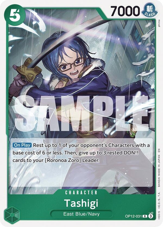 Image for Tashigi [OP12-031] - One Piece Card Game