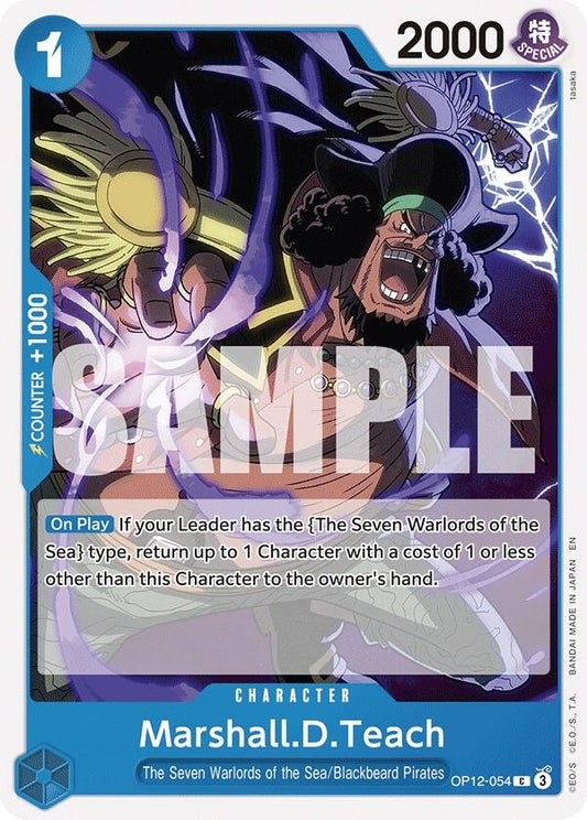 Image for Marshall.D.Teach [OP12-054] - One Piece Card Game