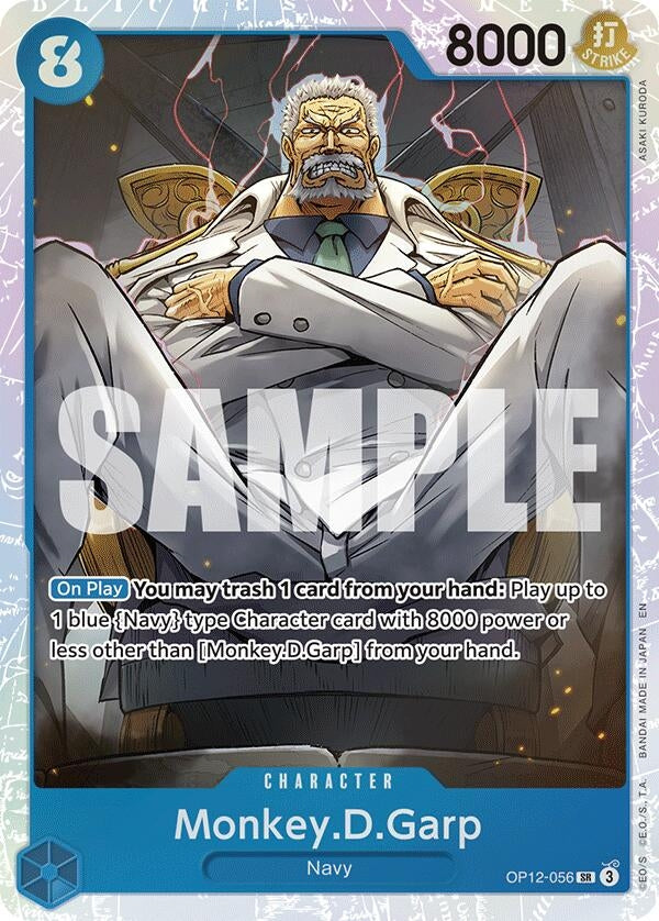 Image for Monkey.D.Garp [OP12-056] - One Piece Card Game