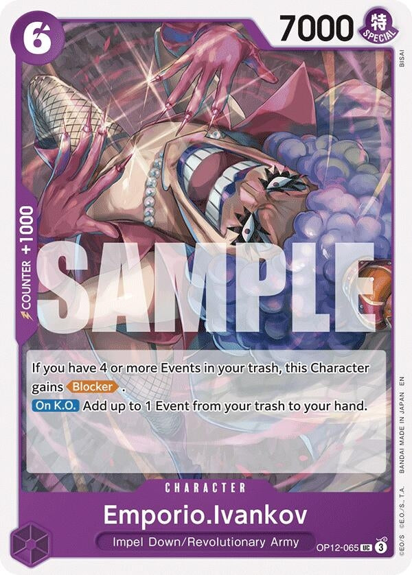Image for Emporio.Ivankov (065) [OP12-065] - One Piece Card Game