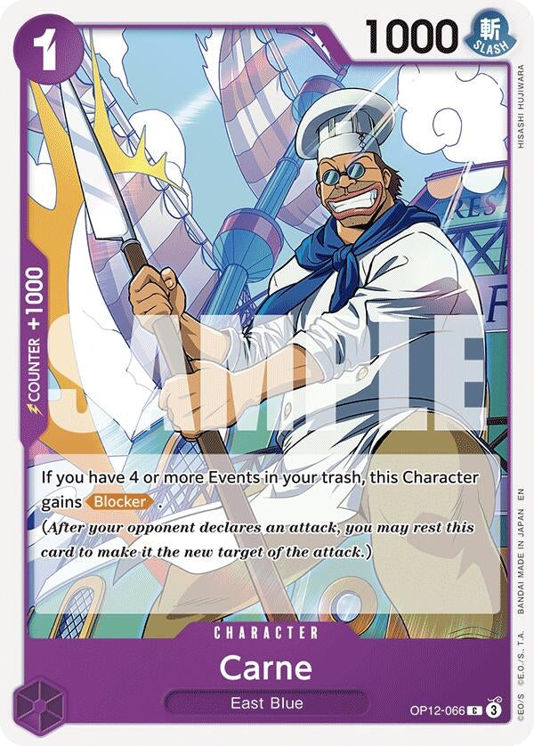 Image for Carne [OP12-066] - One Piece Card Game