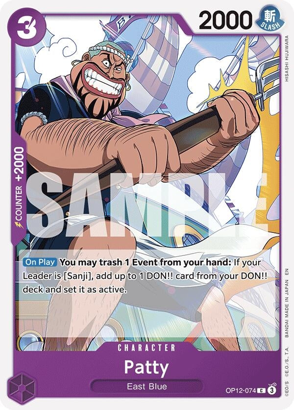 Image for Patty [OP12-074] - One Piece Card Game