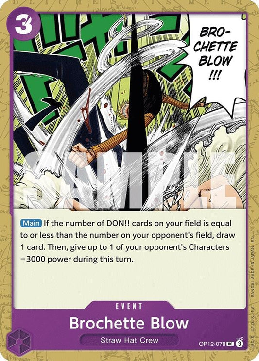 Image for Brochette Blow [OP12-078] - One Piece Card Game