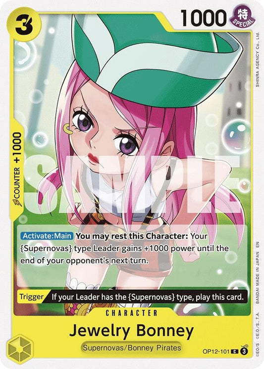 Image for Jewelry Bonney (101) [OP12-101] - One Piece Card Game
